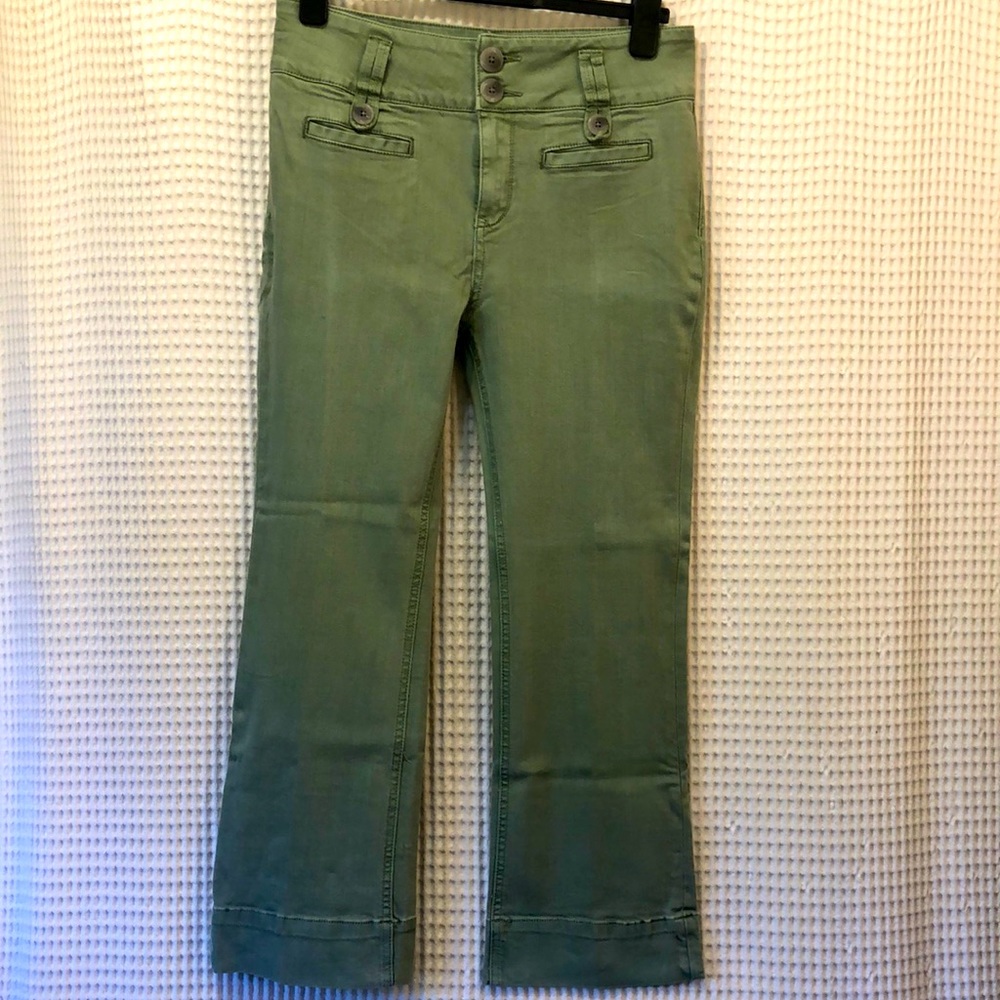 Anthro Pilcro Cropped Flares